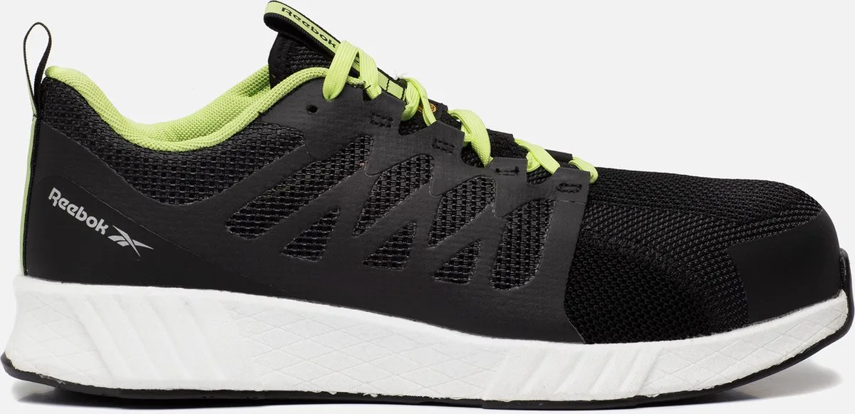 Reebok Fusion Flexweave Work 1073 ESD S1P Werkschoen - Mannen - Zwart/Geel by Reebok Work, Black, Yellow, 45 – product image