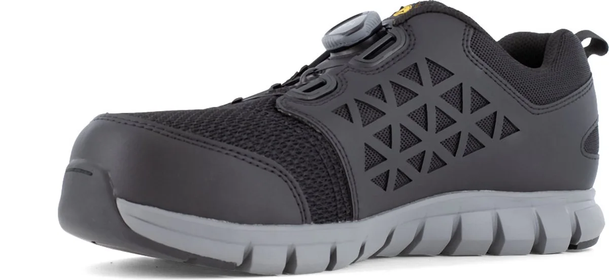 Reebok IB1032 werkschoen laag S1P Excel Light - BOA sluiting de Reebok Work, Noir, Gris, 34 – image du produit