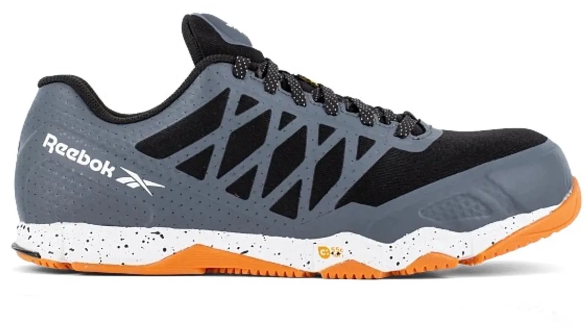Reebok IB4453 werkschoen s1ps grijs oranje de Reebok Work, Gris, Noir, 36 – image du produit
