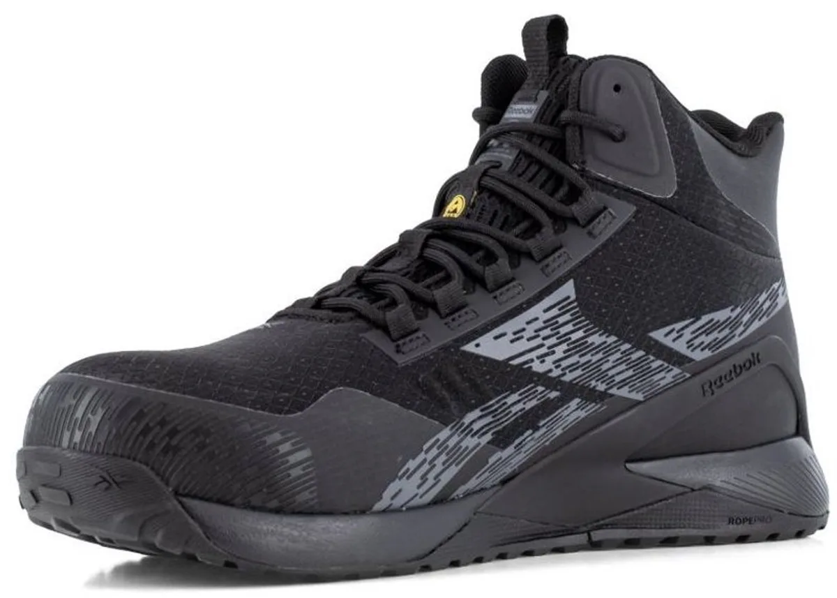 Reebok werkschoenen S3 Nano X1 Hoog van Reebok Work, Zwart – productafbeelding