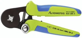 PEW8.85N 610 185 3 Crimpzange Aderendhülsen 0.08 bis 16 mm² fra Rennsteig – produktbillede 1 af 2