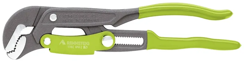 SRS-Rohrzange 1 S-Form L 325mm KS-bezogene Griffe 1302 010 2 Eckrohrzange 45° 1 von Rennsteig – Produktbild 1 von 2