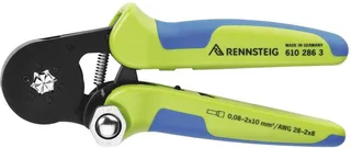 Werkzeuge 610 286 3 Krimptang Adereindhulzen 0.08 tot 16 mm² de Rennsteig, Kleurloos – image du produit 1 sur 2