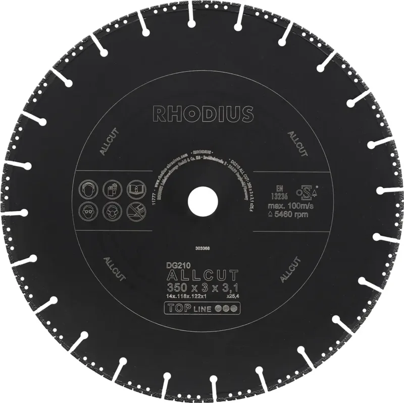 DG210 ALLCUT 303368 Diamanttrennscheibe 1 St. by Rhodius – product image