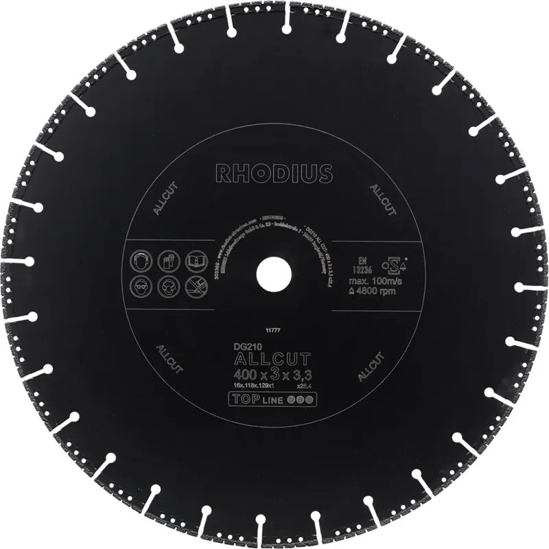 DG210 ALLCUT 303369 Diamanttrennscheibe 1 St. Stahl by Rhodius – product image