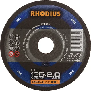 FT33 200969 Jeu de disque à tronçonner 25 pc(s) acier de Rhodius – image du produit 2 sur 2