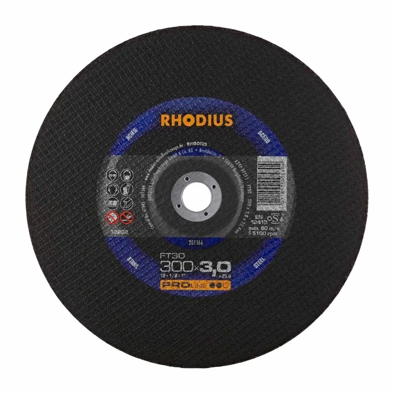 FT30 201166 Jeu de disque à tronçonner 300 mm 25 pc(s) acier de Rhodius – image du produit