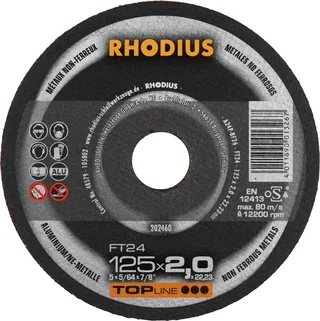 FT24 202460 Jeu de disque à tronçonner 25 pc(s) Métaux non ferreux de Rhodius – image du produit 1 sur 2