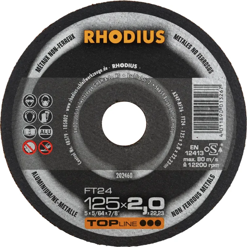 FT24 202460 Jeu de disque à tronçonner 25 pc(s) Métaux non ferreux de Rhodius – image du produit 2 sur 2