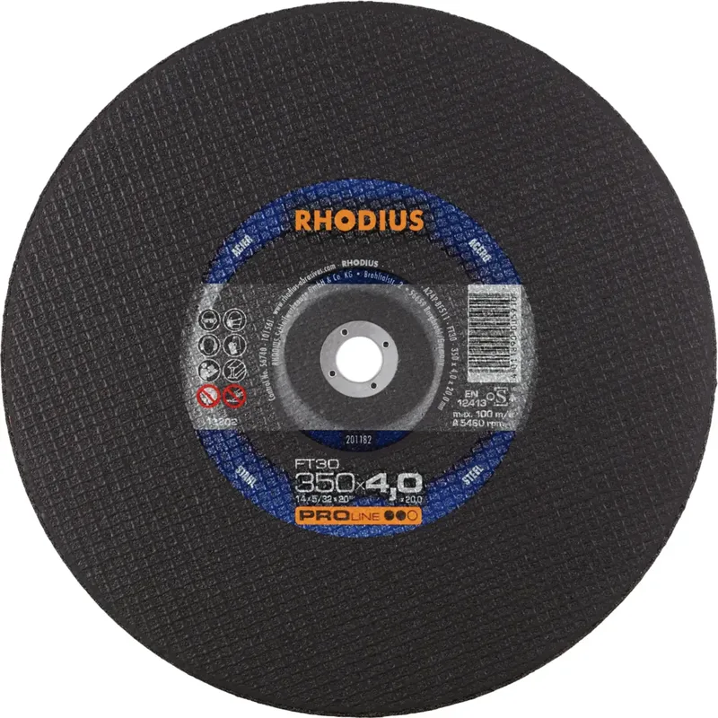 FT30 201182 Trennscheiben-Set 10 St. Stahl von Rhodius – Produktbild