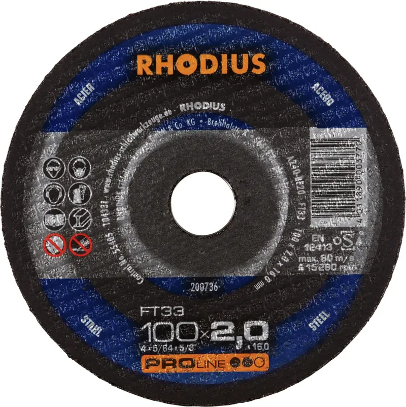 FT33 200736 Trennscheiben-Set 25 St. Stahl by Rhodius – product image