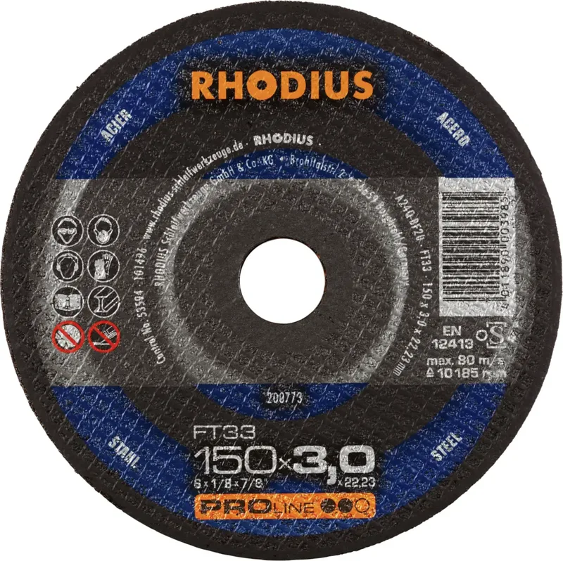 FT33 200773 Trennscheiben-Set 25 St. Stahl by Rhodius – product image