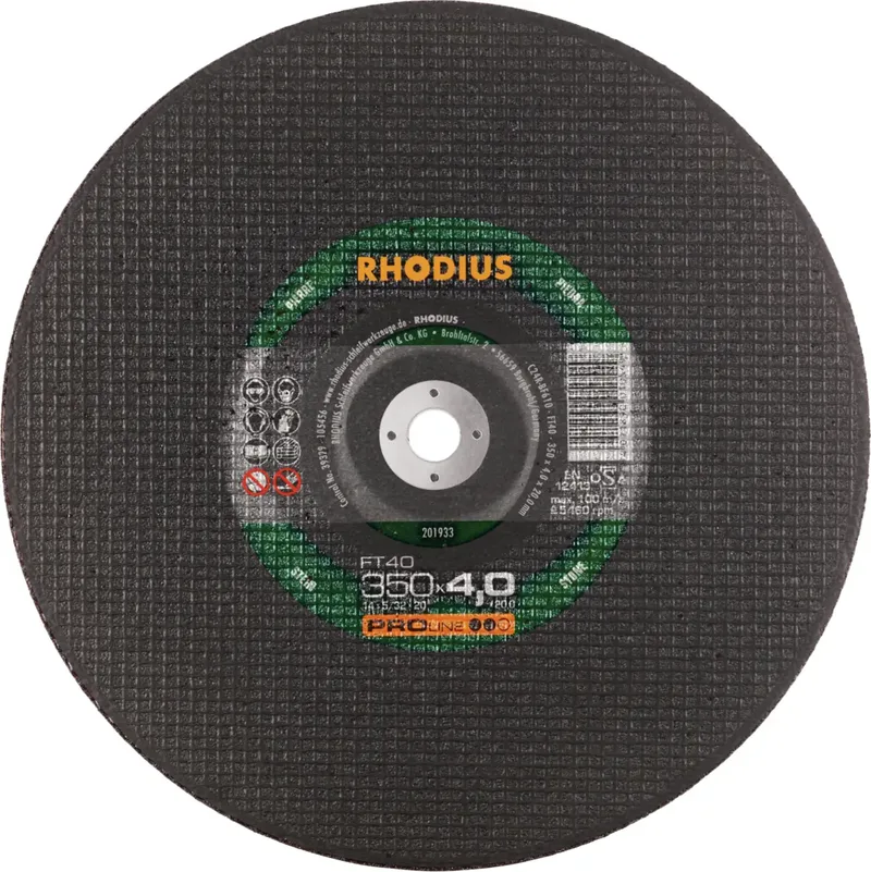 FT40 201933 Jeu de disque à tronçonner 10 pc(s) Pierre, Métaux non ferreux de Rhodius – image du produit