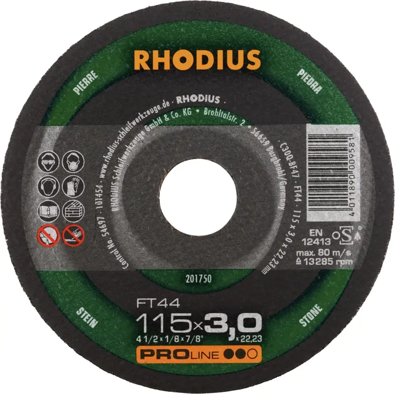 FT44 201750 Trennscheiben-Set 25 St. Stein, NE-Metalle by Rhodius – product image