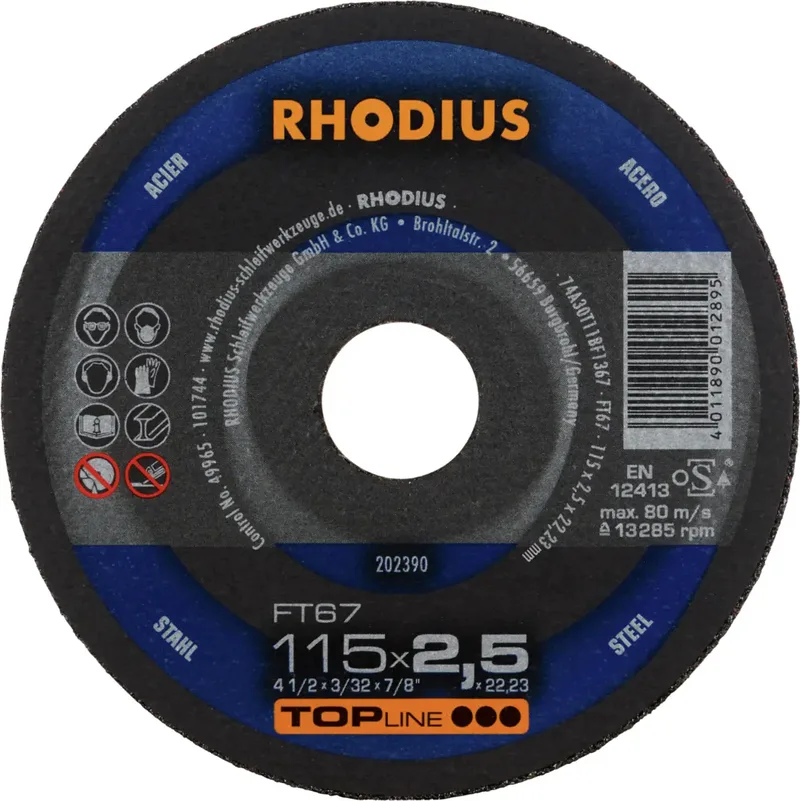 FT67 202390 Trennscheiben-Set 25 St. Stahl by Rhodius – product image