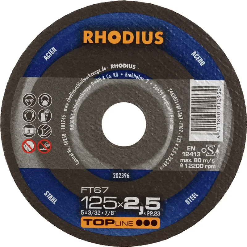 FT67 202396 Trennscheiben-Set 25 St. Stahl by Rhodius – product image 2 of 2