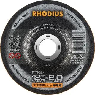 FTK24 201070 Jeu de disque à tronçonner 25 pc(s) Métaux non ferreux de Rhodius – image du produit 1 sur 2