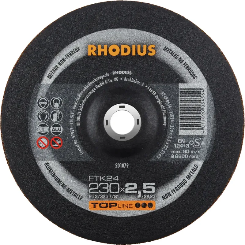 FTK24 201079 Jeu de disque à tronçonner 25 pc(s) Métaux non ferreux de Rhodius – image du produit
