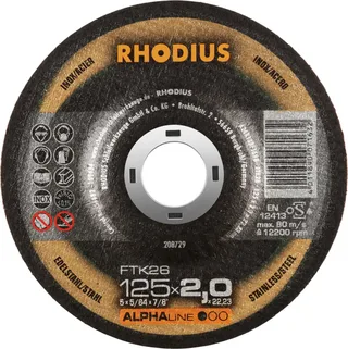 FTK26 208729 Trennscheiben-Set 25 St. Edelstahl, Stahl by Rhodius – product image 2 of 2