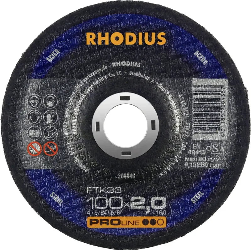 FTK33 200840 Trennscheiben-Set 25 St. Stahl by Rhodius – product image