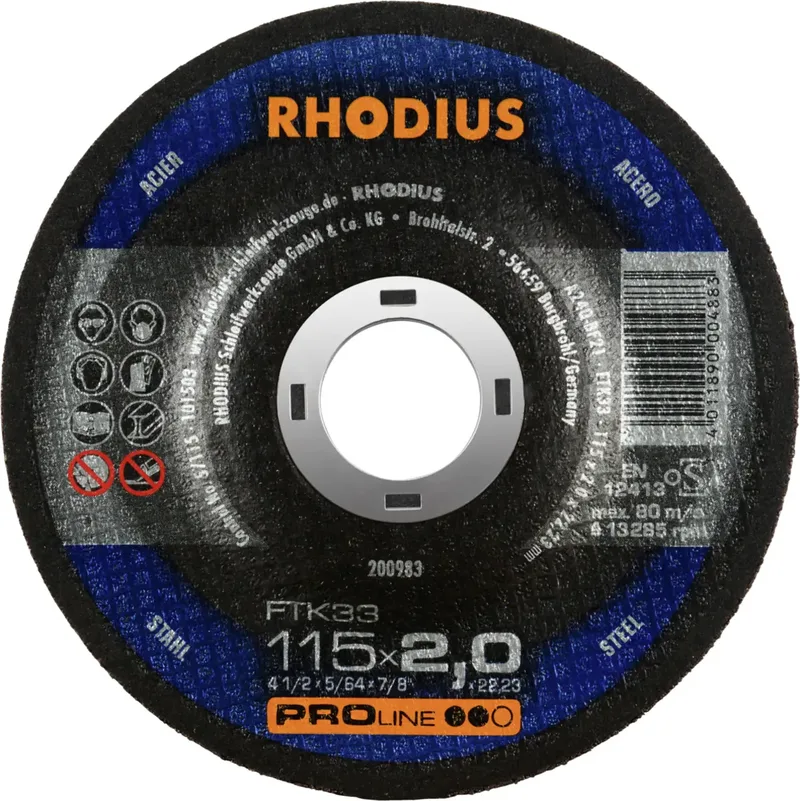 FTK33 200983 Trennscheiben-Set 25 St. Stahl by Rhodius – product image