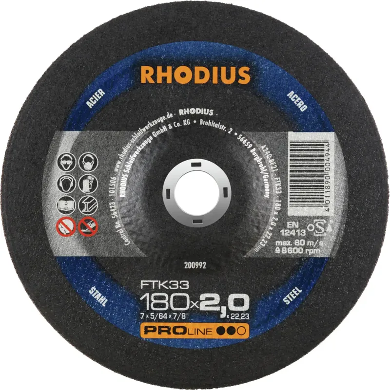 FTK33 200992 Trennscheiben-Set 25 St. Stahl by Rhodius – product image