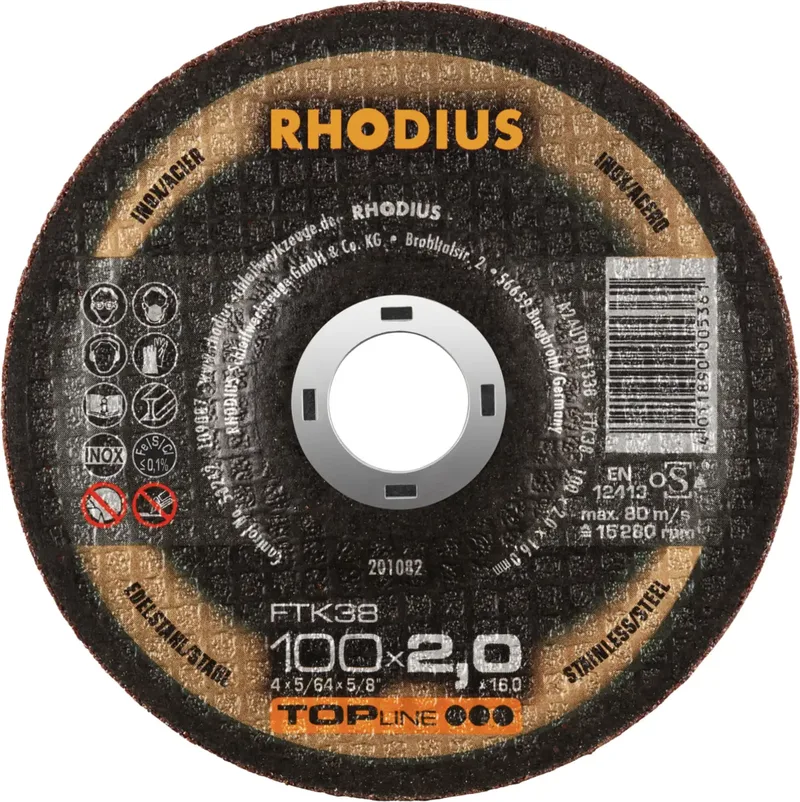 FTK38 201082 Skæreskiver-sæt 25 stk von Rhodius – Produktbild