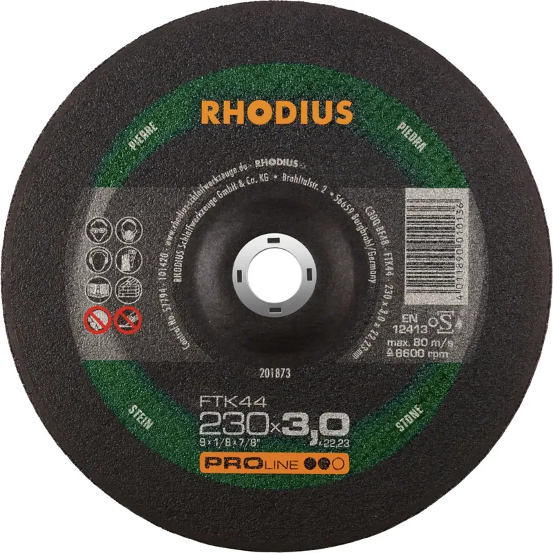 FTK44 201873 Trennscheiben-Set 25 St. Stein, NE-Metalle by Rhodius – product image
