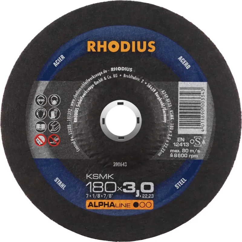 KSMK 200643 Trennscheiben-Set 25 St. Stahl by Rhodius – product image