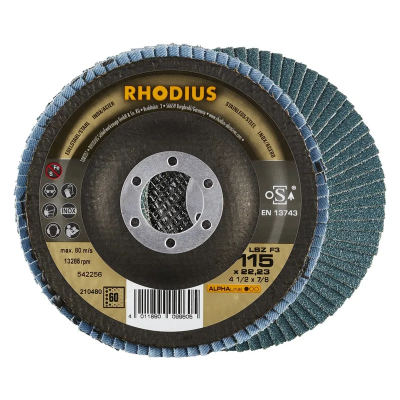 Lamellenschijf V conisch LSZ F3 115 x 22,23mm K60 by Rhodius – product image