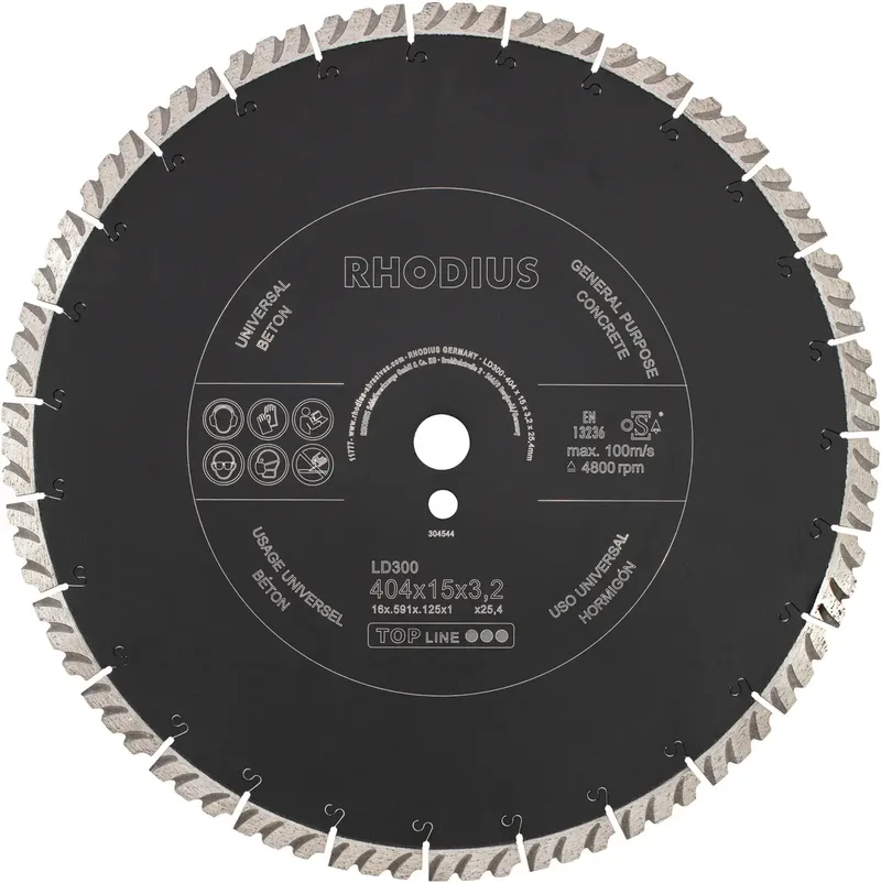 LD300 304544 Diamanttrennscheibe 1 St. Beton by Rhodius – product image
