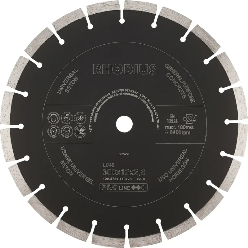 LD40 302456 Diamanttrennscheibe 1 St. Beton by Rhodius – product image