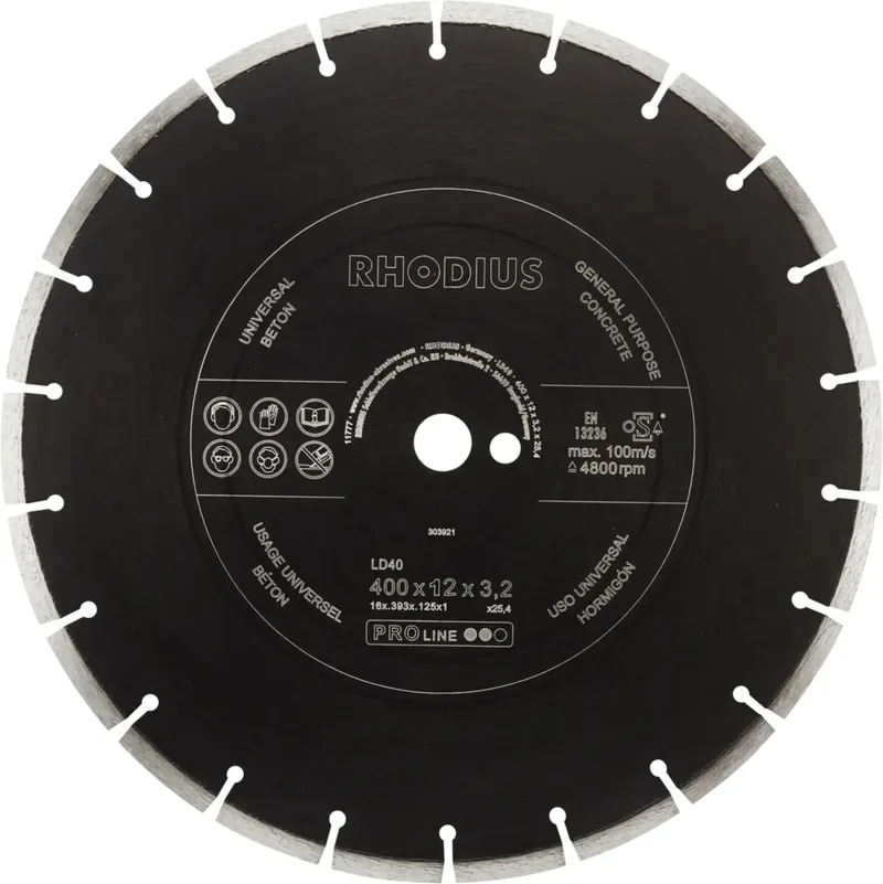 LD40 303921 Diamanttrennscheibe 1 St. Beton by Rhodius – product image