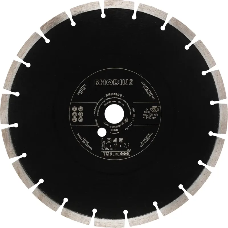 LD45 303839 Diamanttrennscheibe 1 St. Beton by Rhodius – product image