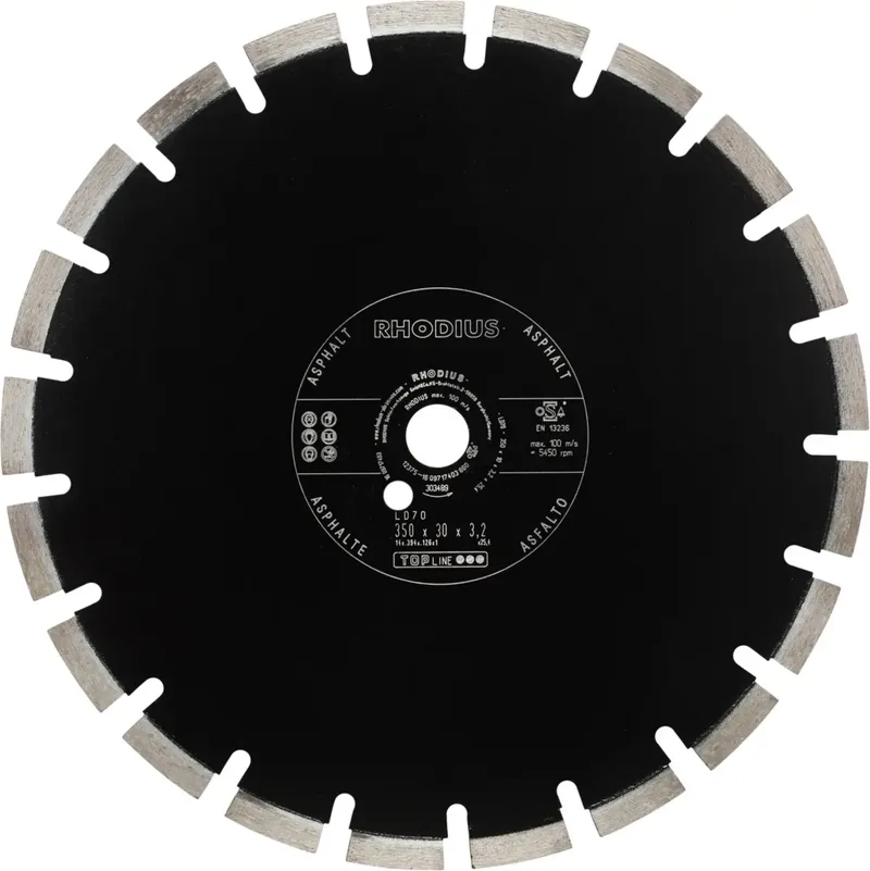 LD70 303489 Diamanttrennscheibe 1 St. Asphalt by Rhodius – product image
