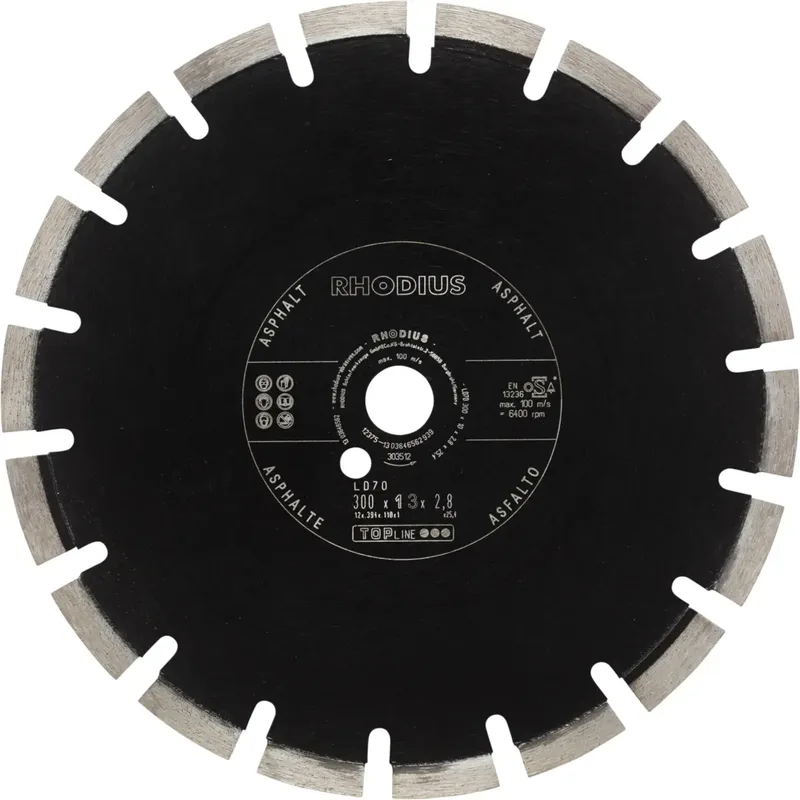 LD70 303512 Diamanttrennscheibe 1 St. Asphalt de Rhodius – image du produit 1 sur 2
