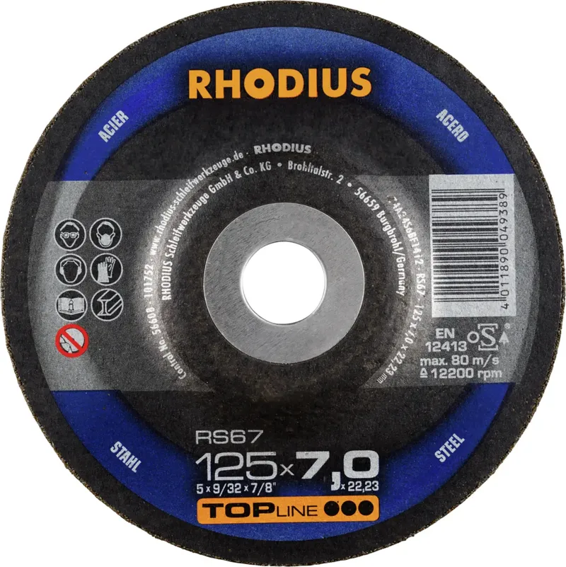 Rhodius 200141 RS67 Schruppscheibe Stahl 25 St. de Rhodius – image du produit 2 sur 2