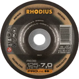 Rhodius 200451 RS38 Schruppscheibe Edelstahl, Stahl 25 St. von Rhodius – Produktbild 2 von 2