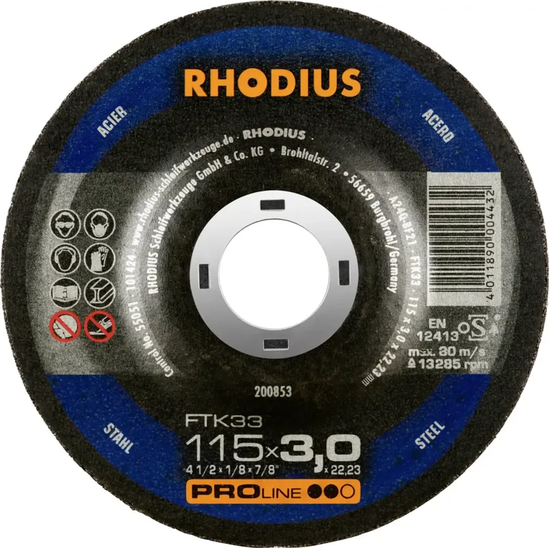 Rhodius 200853 Trennscheibe 115 mm 1 St. Stahl by Rhodius – product image