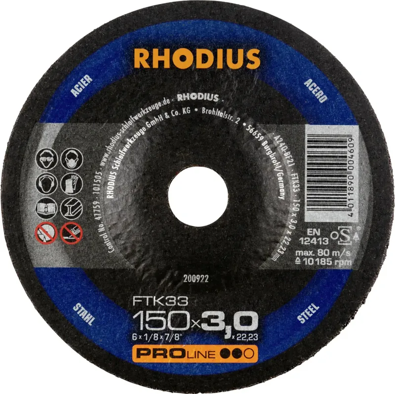 Rhodius 200922 Trennscheibe 150 mm 1 St. Stahl by Rhodius – product image