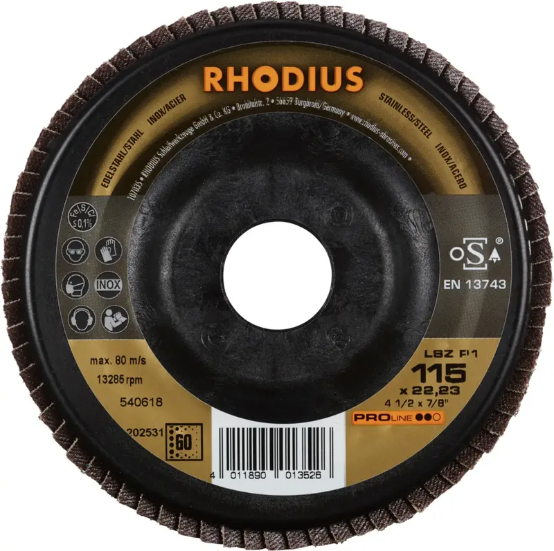 Rhodius 202531 LSZ P1 Lamellenschijf RVS, Staal 10 stuk(s) de Rhodius – image du produit 2 sur 2