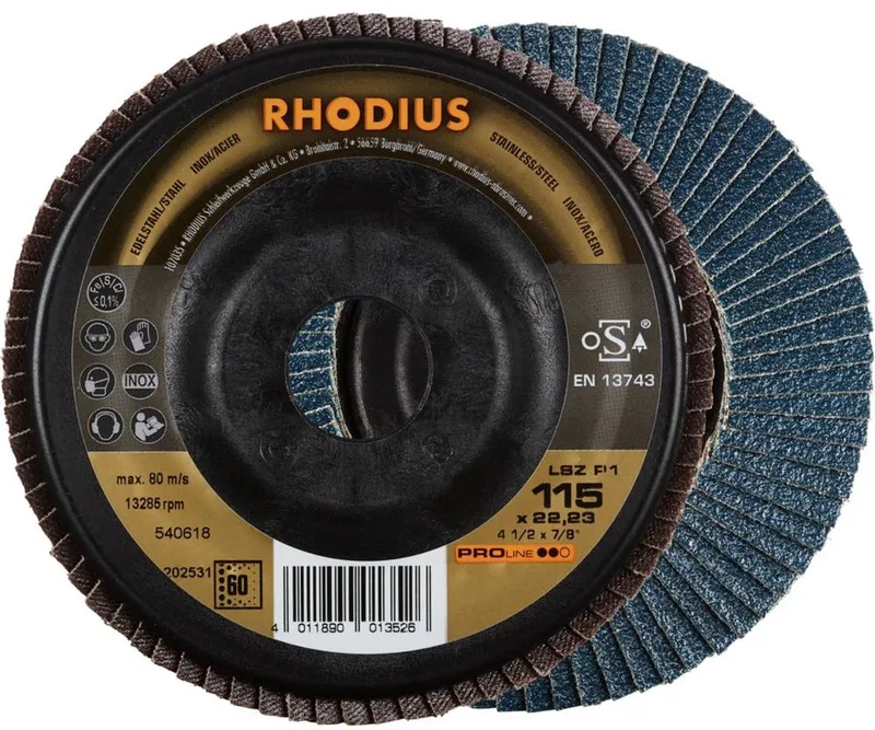 Rhodius 202531 LSZ P1 Lamellenschijf RVS, Staal 10 stuk(s) de Rhodius – image du produit 1 sur 2