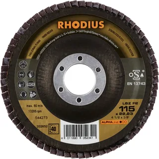 Rhodius 202652 LSZ F2 Lamellenschijf RVS, Staal 10 stuk(s) de Rhodius – image du produit 2 sur 2