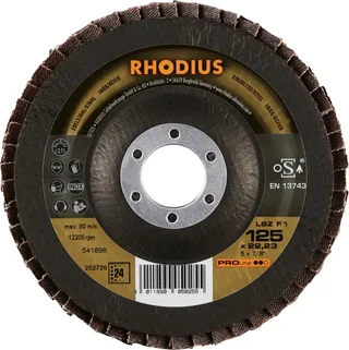 Rhodius 202726 LSZ F1 Disque segmenté Grain 24 acier inoxydable, acier 10 pc(s) de Rhodius – image du produit 2 sur 2