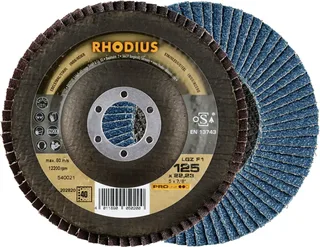 Rhodius 202820 LGZ F1 Disque segmenté Grain 40 acier inoxydable, acier 10 pc(s) de Rhodius – image du produit 1 sur 2