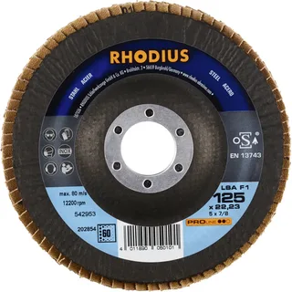Rhodius 202854 LSA F1 Disque segmenté Grain 60 acier 10 pc(s) de Rhodius – image du produit 2 sur 2