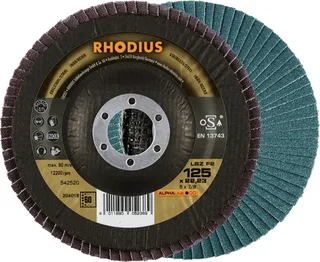 Rhodius 204018 LSZ F2 Disque segmenté Grain 60 acier inoxydable, acier 10 pc(s) de Rhodius – image du produit 1 sur 2