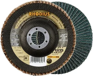 Rhodius 205508 LSZ F EXTENDED Disque segmenté Grain 40 acier inoxydable, acier 10 pc(s) de Rhodius – image du produit 1 sur 2