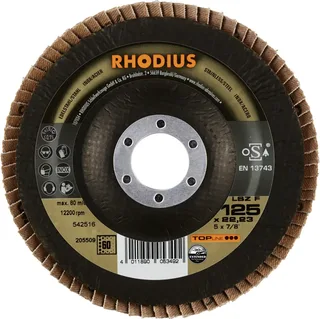 Rhodius 205509 LSZ F EXTENDED Fächerschleifscheibe Körnung (num) 60 Edelstahl, Stahl 10 St. by Rhodius – product image 2 of 2