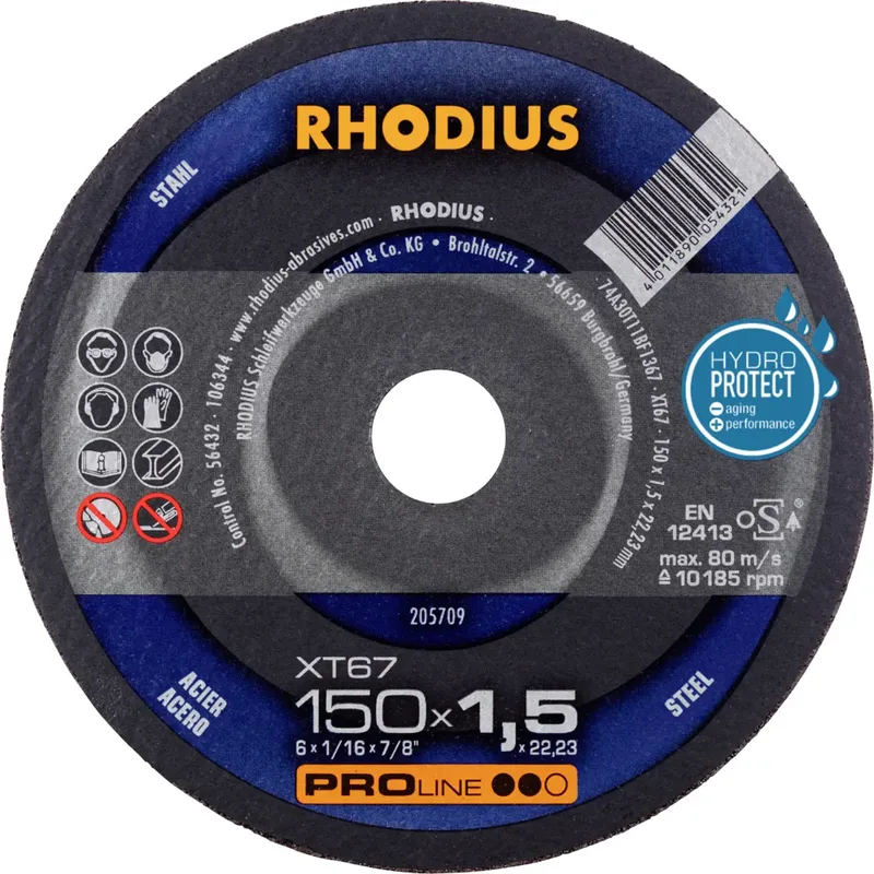 Rhodius 205709 Trennscheibe gerade 150 mm 1 St. Stahl von Rhodius – Produktbild
